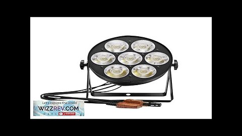 4 pieces 350W COB 7x50W LED Par Stage Strobe Light Warm White/Cold Review