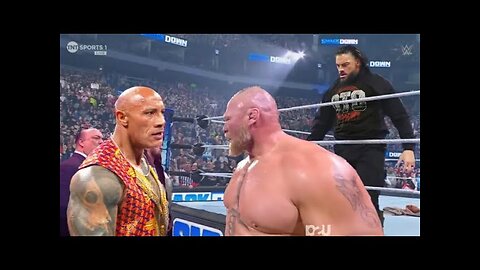 Brock Lesnar VS. Roman Reigns VS. The Rock VS. Solo Sikoa VS. All Raw Smackdown