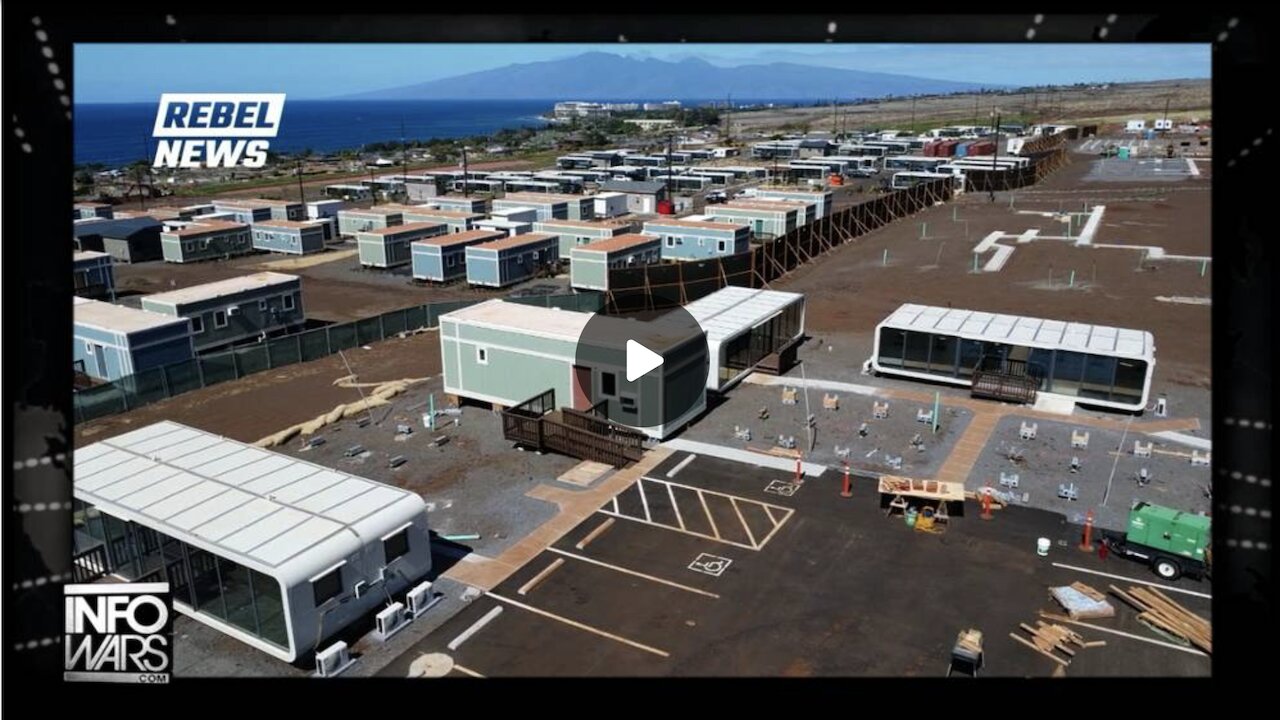 BREAKING EXCLUSIVE: INFOWARS - Maui Wildfires Force Devasted Homeowners Into FEMA Camps, No Permits