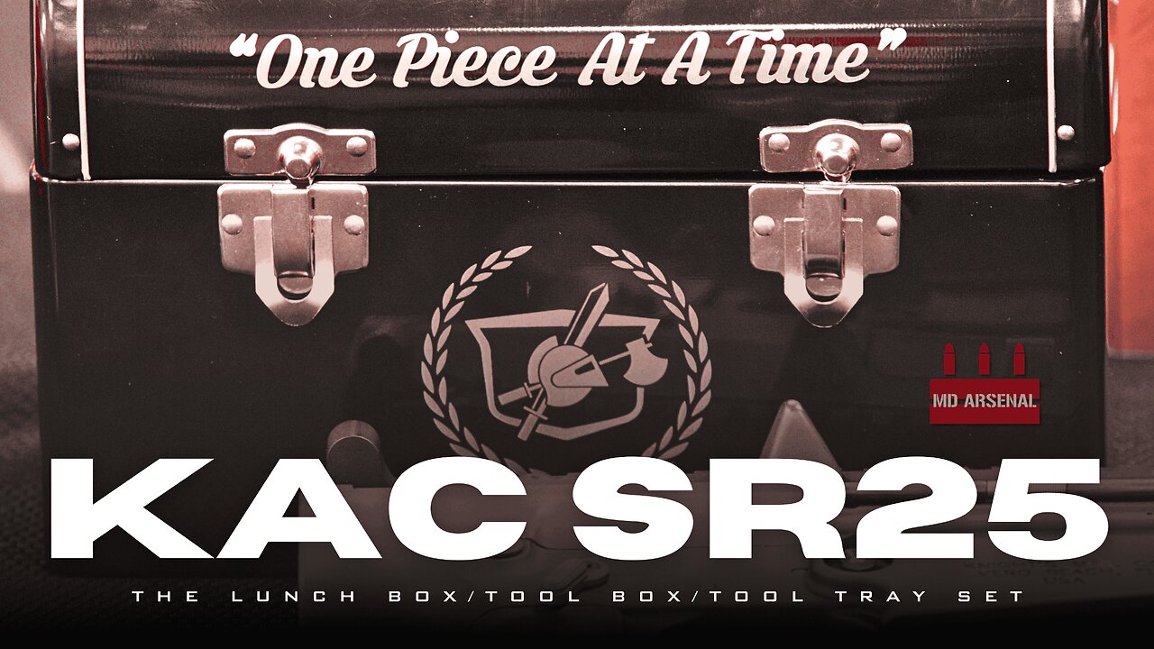 Unboxing KAC sr25 One Piece at a Time : Lunch Box, Tool Box, Tool Tray set!