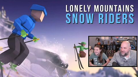 Playing Lonely Mountains Snow Riders with Ava from the Loving Life with Ava YouTube channel #gaming