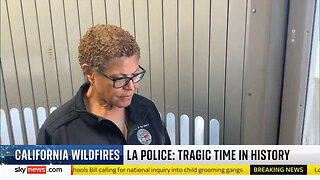 Los Angeles Mayor Karen Bass Dodges Questions About Raging Wildfires