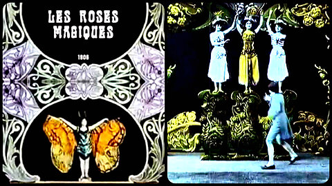 Magic Roses🦋by Segundo de Chomón (1906) Short Silent Fantasy Film | In Color | Performance Art