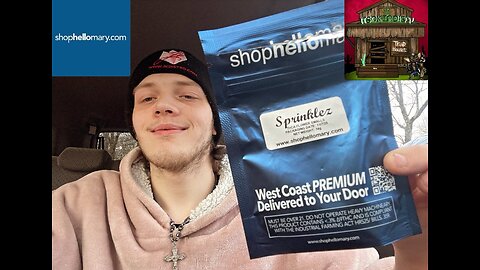 Reviewing ShopHelloMary Sprinklez THCA Flower !!