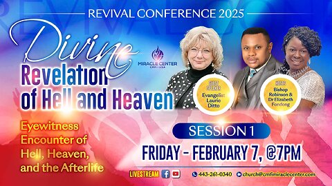 LIVE! 🔥DIVINE REVELATION OF HELL AND HEAVEN - SESSION1 | EVANGELIST LAURIE DITTO