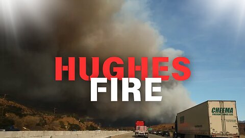 🚨 Breaking News: A new fire is raging in Los Angeles, the Hughes Fire 🔥