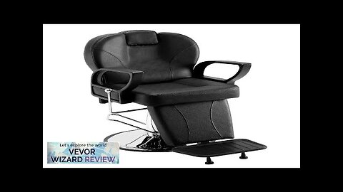 VEVOR Salon Chair Hydraulic Recliner Barber Chair for Hair Stylist 360 Degrees Review