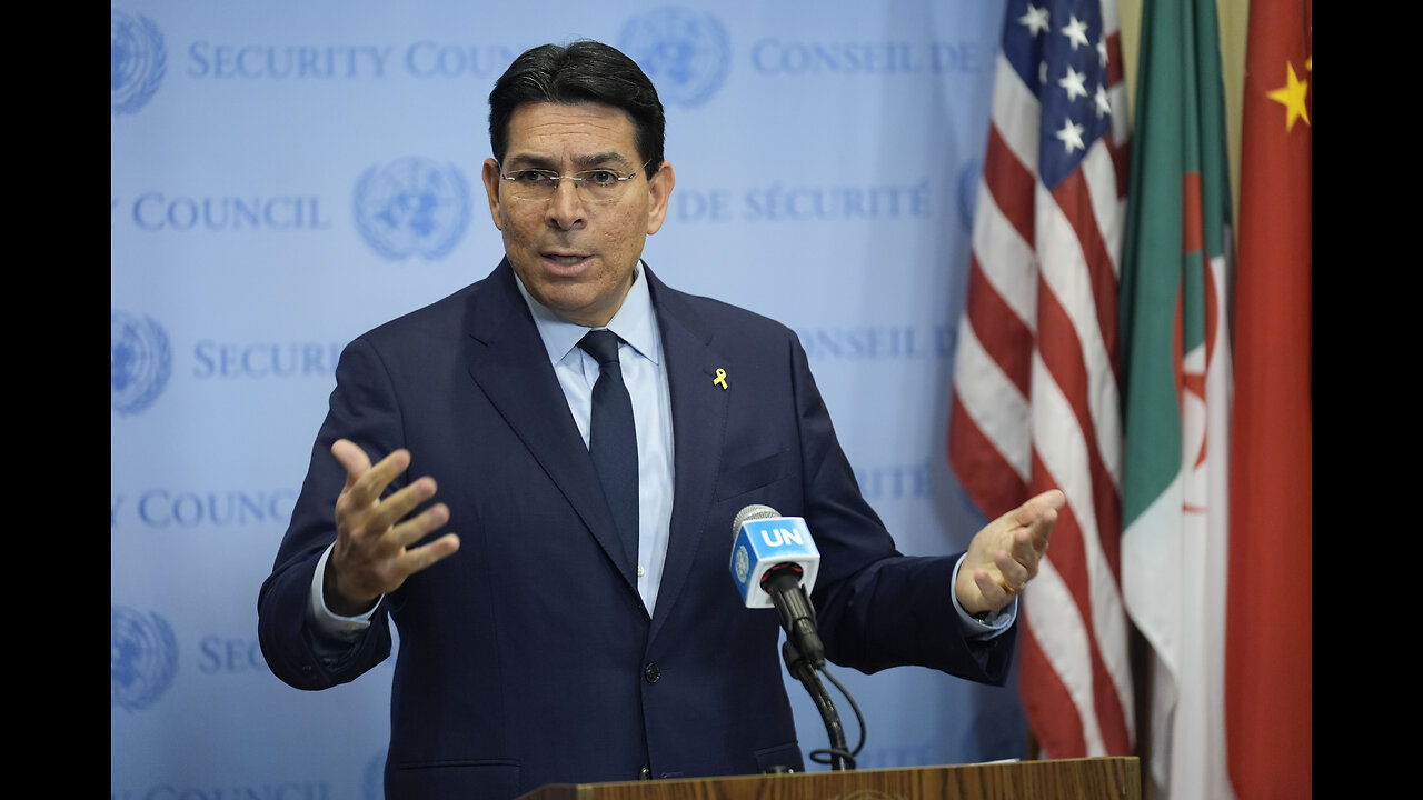 Israeli Amb. to UN Danon Palestinians Need to 'Consent' to Move