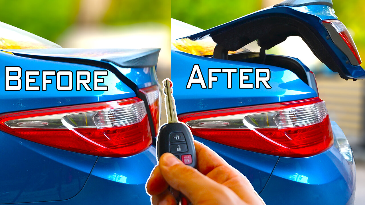 Make the trunk pop like new car again on any car