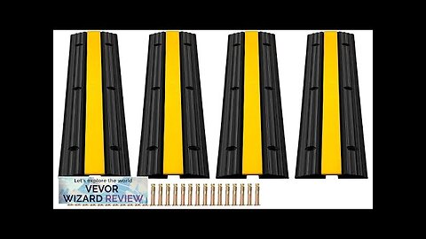 VEVOR Cable Protector Ramp 4 Packs 1 Channel Speed Bump Hump Heavy Review