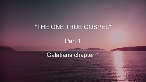 The True Gospel - Part I | Jubilee Worship Center