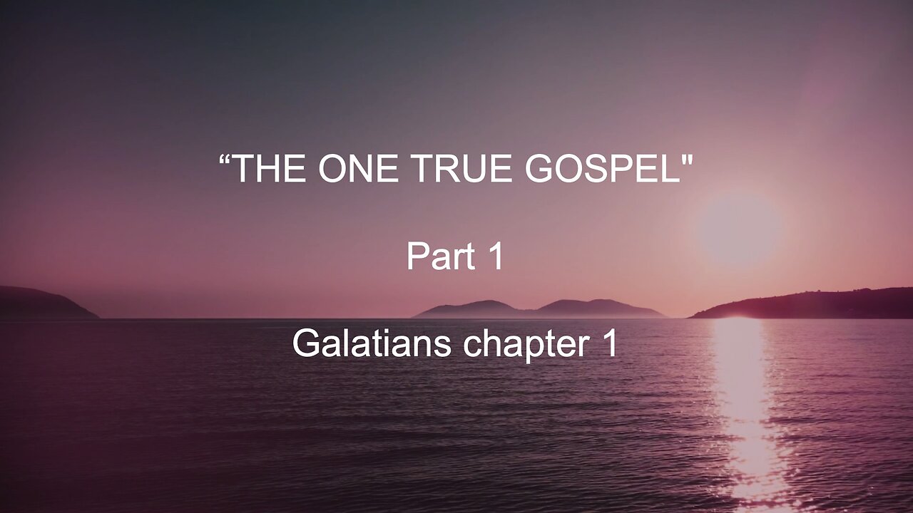 The True Gospel - Part I | Jubilee Worship Center