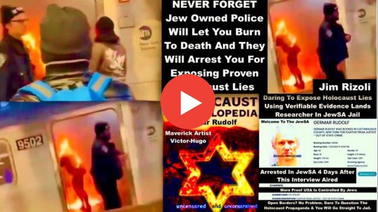 NY Police Arrest Holocaust Hoax Author Germar Rudolf And Let Woman Burn Alive Jim Rizoli Victor Hugo