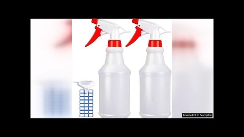 JohnBee Empty Spray Bottles (16oz/2Pack) - Adjustable Spray Bottles for Cleaning Solutions Review