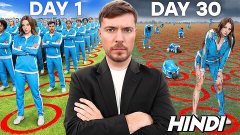 100 People, 100 Circles, 1 $500,000 Winner Mrbeast Video Hindi | Mr Beast Hindi