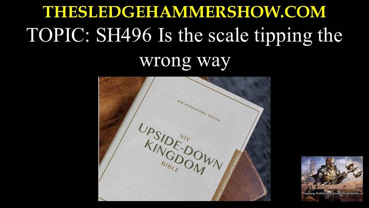 the SLEDGEHAMMER show SH496 Is the scale tipping the wrong way