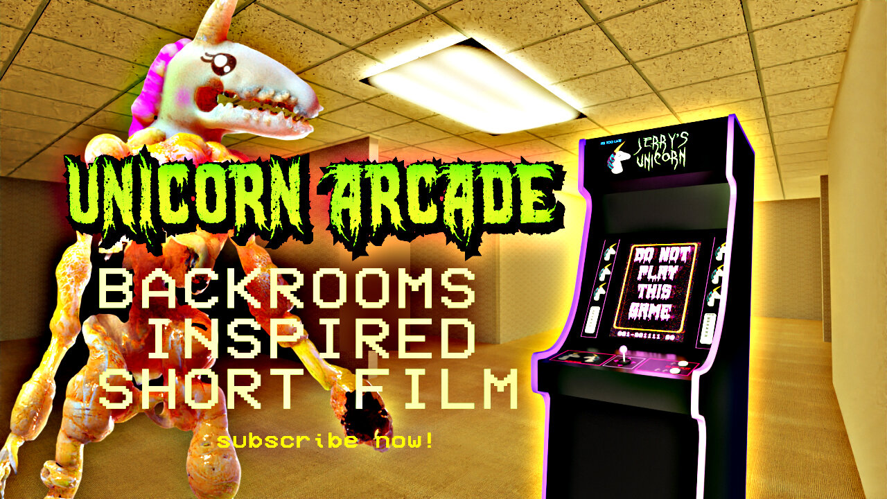 🆘 BACKROOMS short film - Unicorn Arcade. 🦄