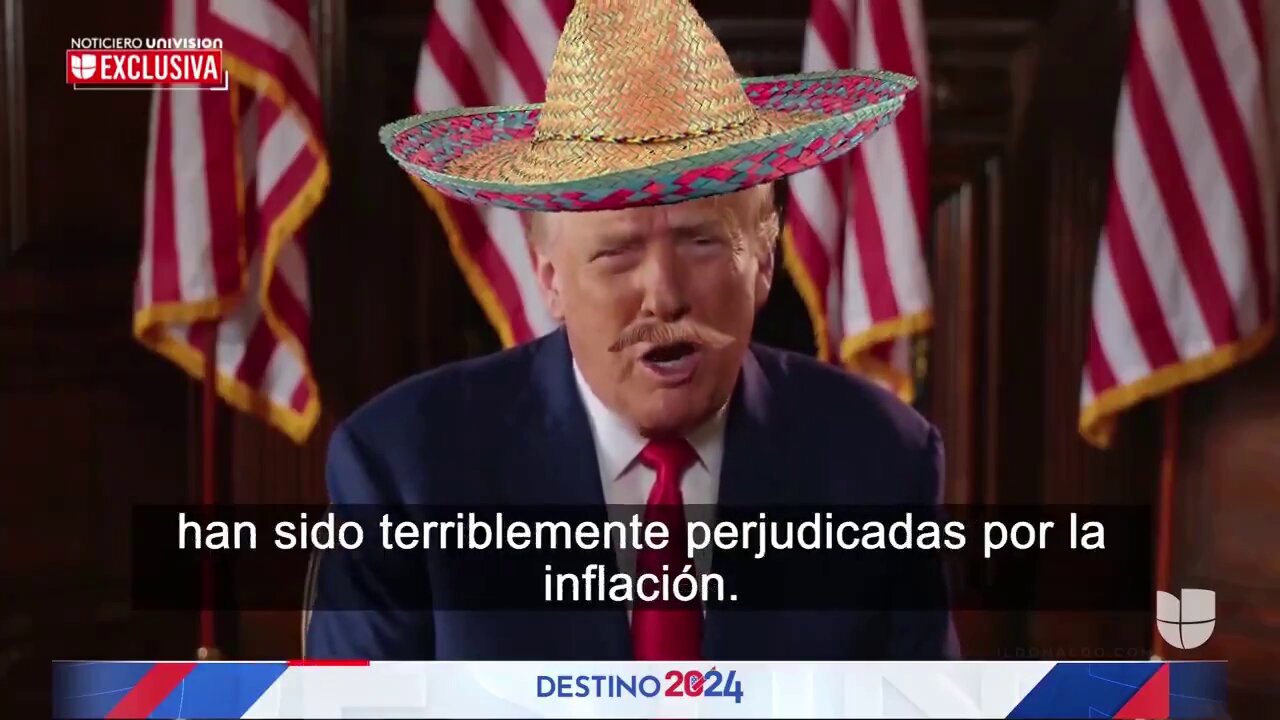 Trump appeals to the Mexican vote