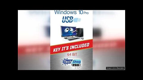 Tech-Shop-pro With Key Compatible Windows 10 Profesional 64 Bit USB.Key Included Install Review