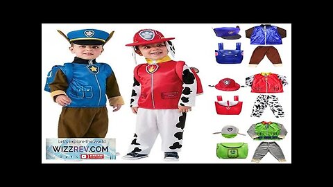 Boy Girl Rocky Rubble Skye Marshall Zuma Chase Cosplay Costume Halloween Purim Review