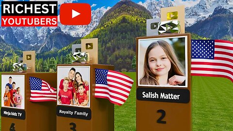 The Top Richest YouTubers! Salish Matter, Royalty Family, Ferran, Mr Beast, PSN Experiment