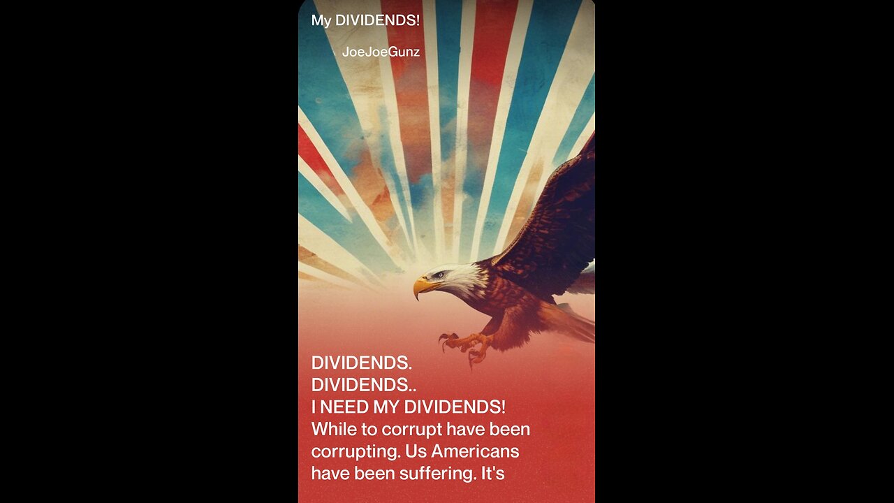 My DIVIDENDS!