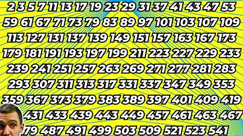 First 100 Prime Numbers | 5th Grade, Maybe?