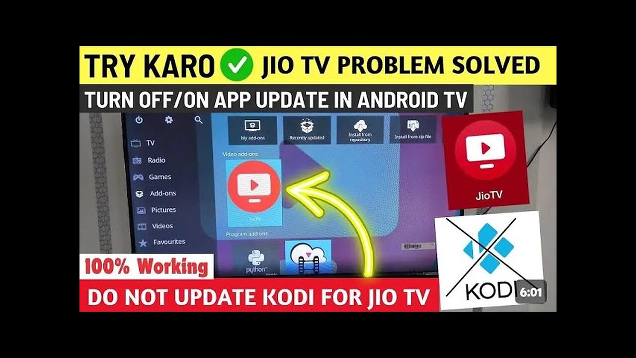 KODI APP IN JIO TV NOT WORKING | KODI LATEST JIO TV FULL SETUP 2024 #jiotv #koditv #koditips