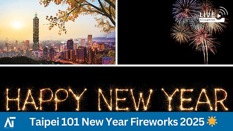 Taipei 101 New Year's Eve Fireworks 2025 Celebration | Amaravati Today