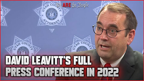 David Leavitt's Full Press Conference in 2022