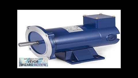 VEVOR DC MotorRated Speed 1750 RPM1/2 HP 90V Electric Motor Permanent Magnet Review