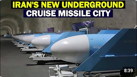 Iran's Navy Unveils New Underground Cruise Missile City