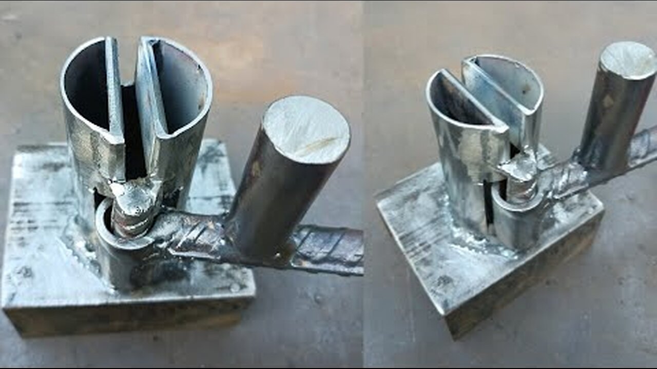 A Unique Idea: How This Welder Builds a Steel Concrete Bending Tool.