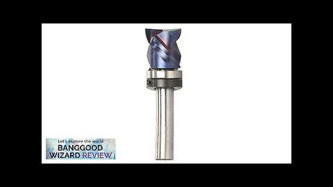 Blue Nano Coated High-End Milling Cutter Hard Alloy Extended Shaft Versatile Woodworking Review