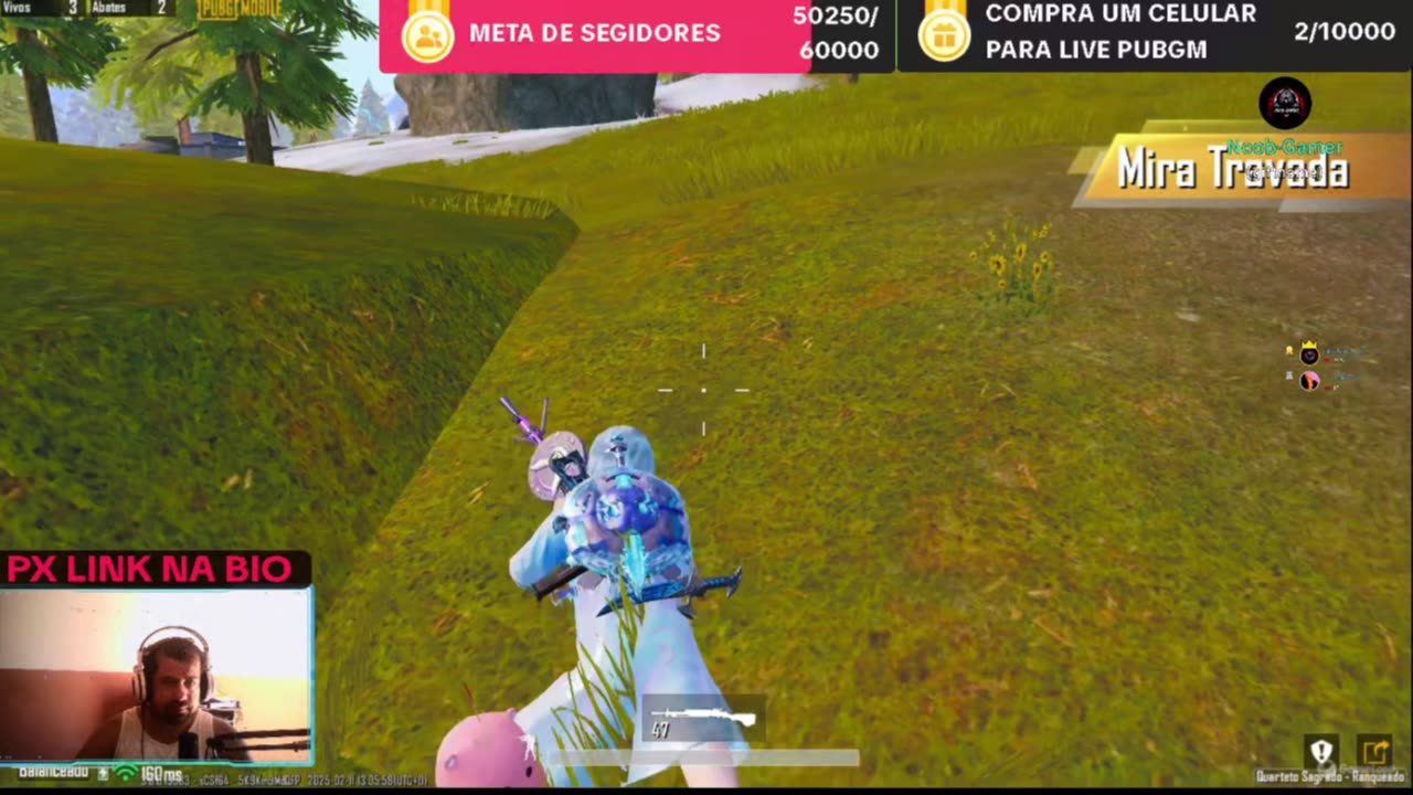 mais uma gameplay de pubg mobile