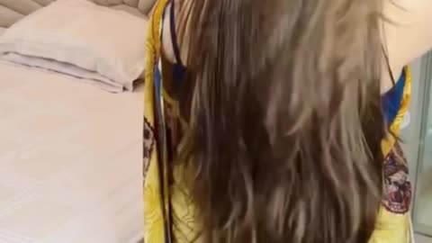 Beautiful Indian girls silky smooth hairs Play