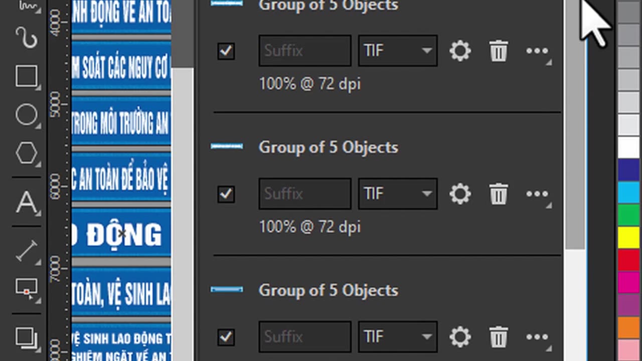 How to batch export files in coreldraw 2022
