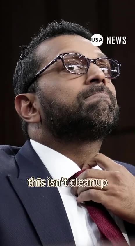 FBI Director Kash Patel starts out as he means to go on...