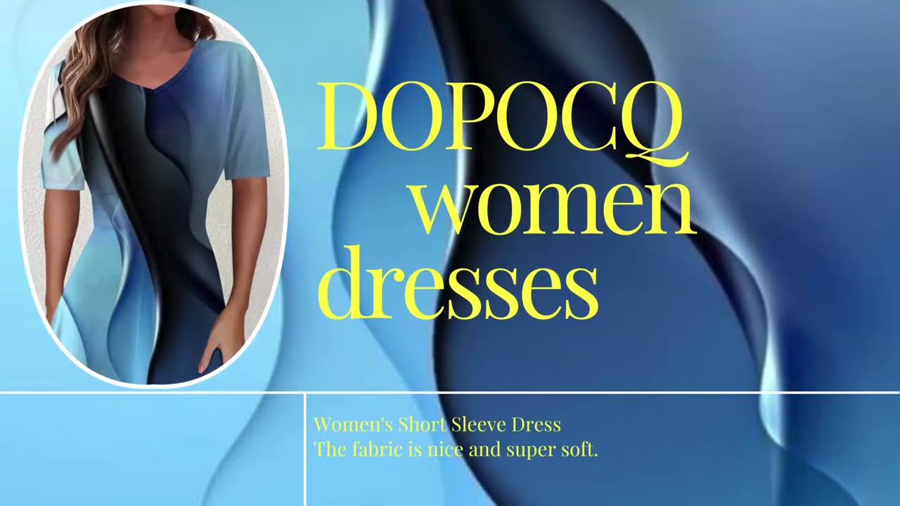 Embrace Spring with DOPOCQ Women's Trendy Dresses