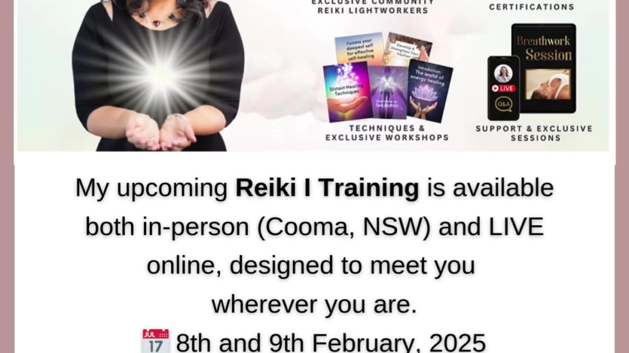 Discover how #reiki could be the life-changing tool you’ve been looking for #reikitraining #holistic