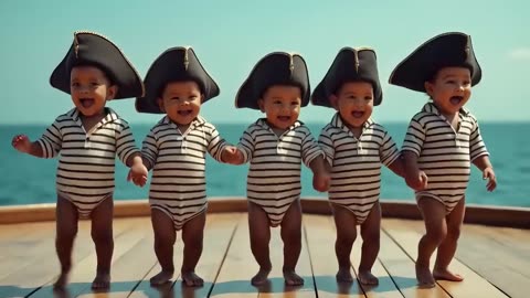 Full video dance of loving babies