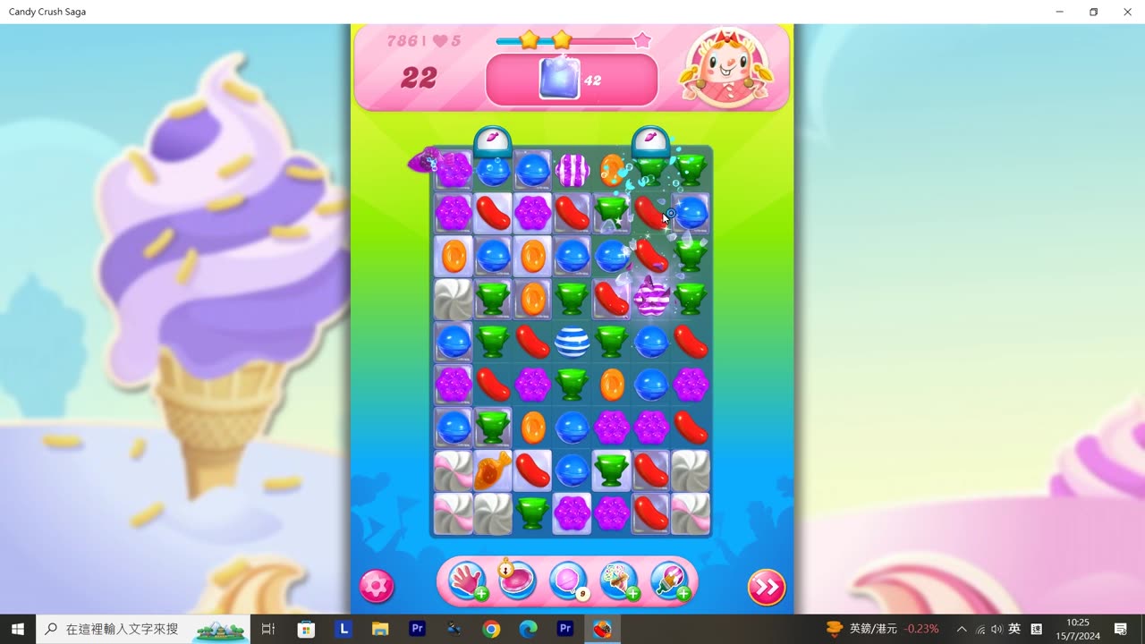 Candy Crush Saga Record (Level 786)