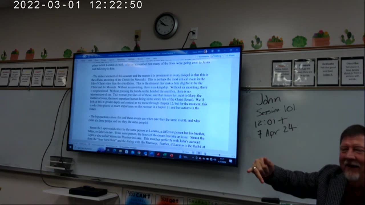 John Class 101 Translation C12 01 07 Apr 24