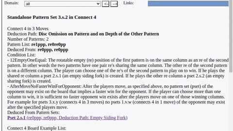 Standalone Pset 3.s.2 in Connect 4 in 3 Moves - Pattern Recognition-Deduction HI, Human Intelligence