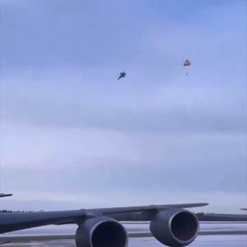 PILOT EJECTS SELF AS FIGHTER JET MYSTERIOUSLY FALLS OUT OF SKY ⚠️