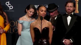 Celebrities discuss Golden Globe wins backstage