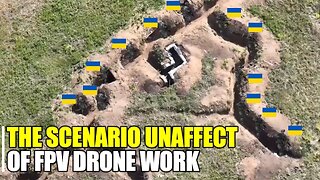 New rat-track trench of Ukraine in Vyemka meets FPV drones