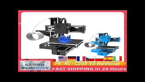 EasyThreed 3D Printer Mini Desktop Printing Machine for Kids 100x100x100mm Print Size Review