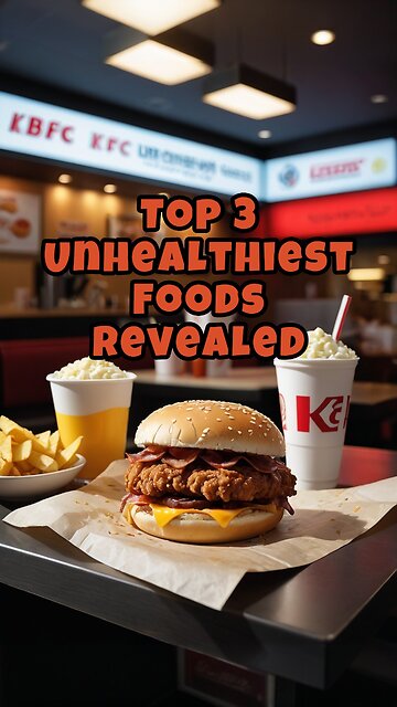Top 3 Unhealthiest Foods Revealed