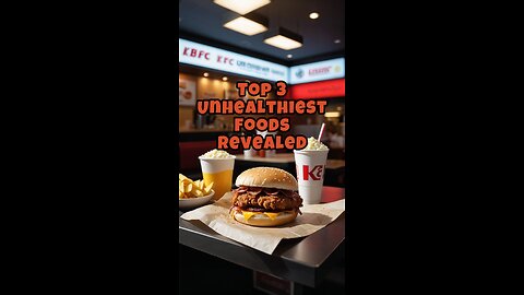 Top 3 Unhealthiest Foods Revealed